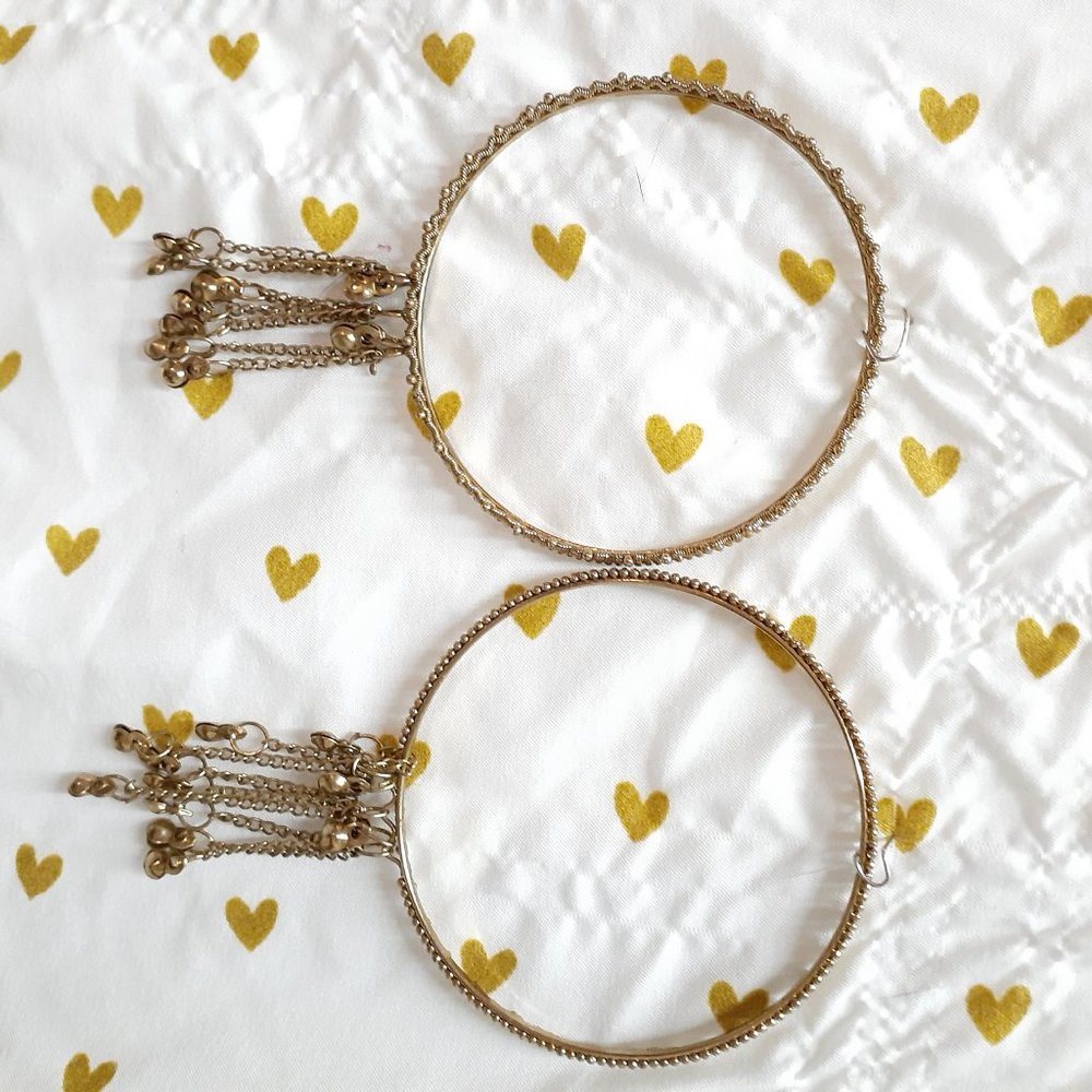 Set of 2 Gold Tone Bracelets - Picture 2 of 2